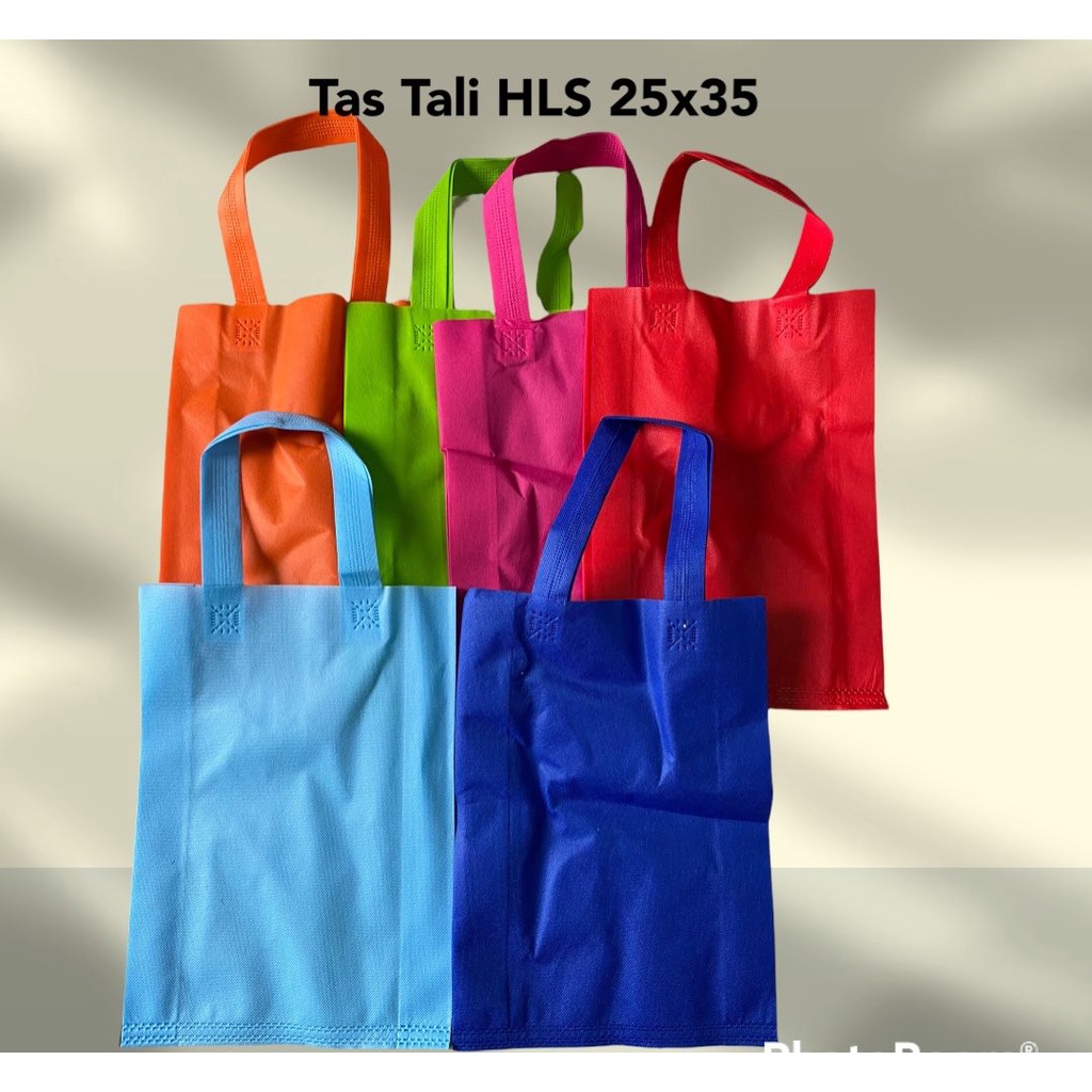 Goodie Bag Handle Lipat Samping 25x35 / Tas Tali 75gsm / Tas Kain Spunbond