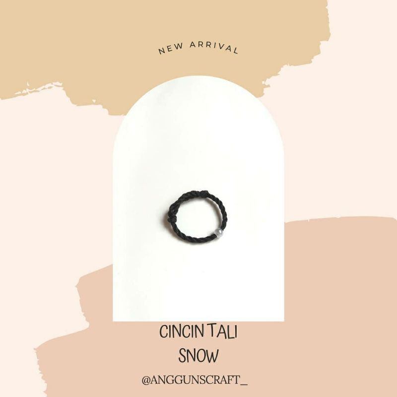 CINCIN TALI| CINCIN TALI SIMPEL| CINCIN TALI SNOW