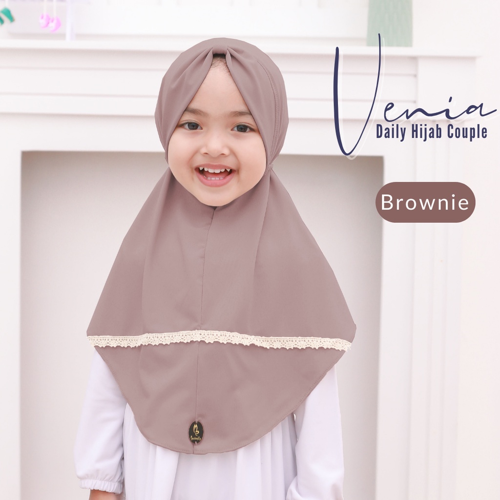 Hijab Kerudung Anak Usia 1-3 Tahun Terbaru Renda VENIA