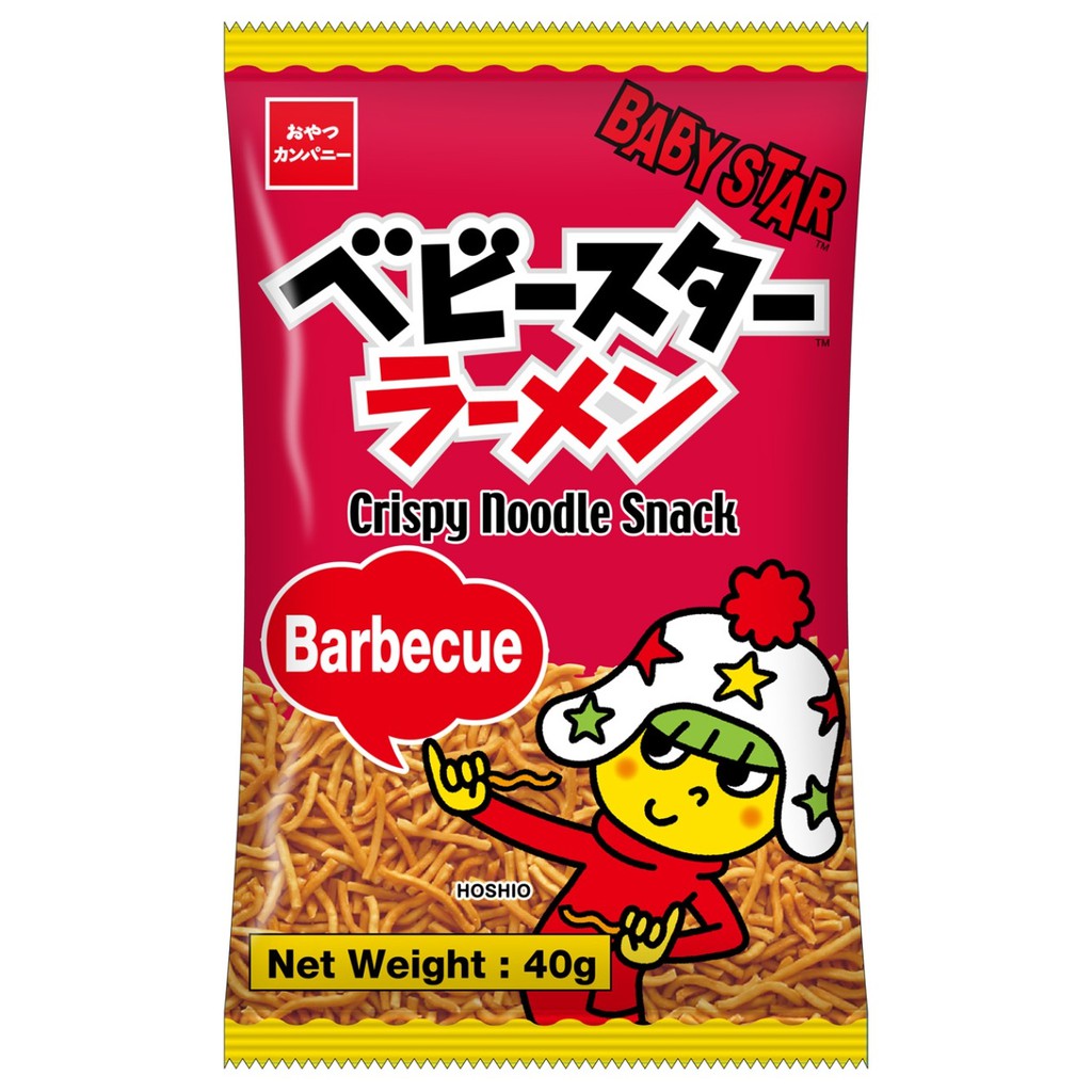 

Baby Star Crispy Noodle Snack Barbecue Flavour - 40g