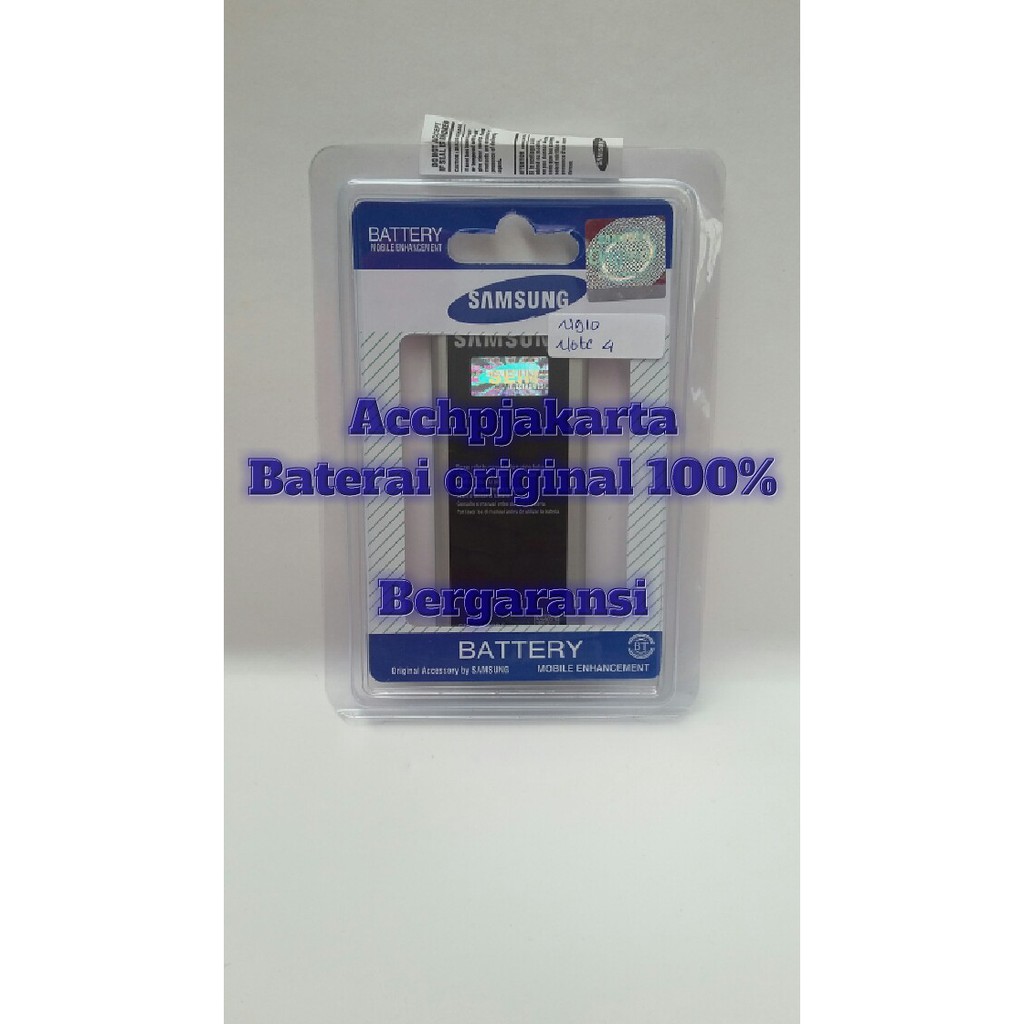 Baterai Batre Samsung Galaxy Note 4 Note4 N910 N910C N910H Original 100% Sein / Battery Batrei Note