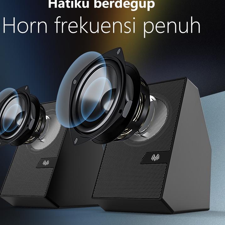 Murah Speaker laptop multimedia bass Speaker D7 surround stereo - Garansi Resmi 1 Tahun