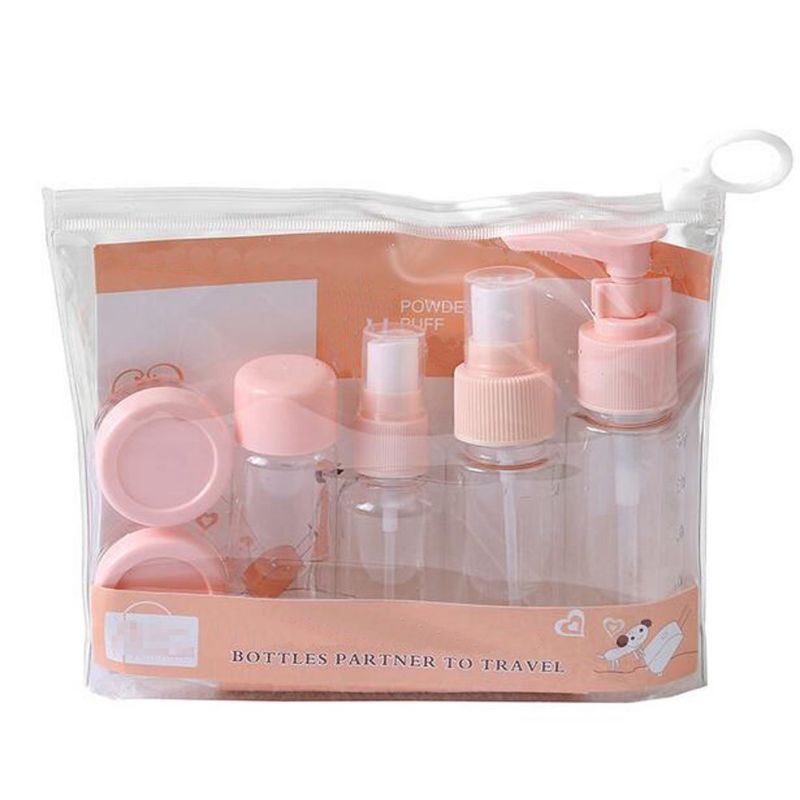 Travel Pack  isi 7 Set Botol Mini Kosmetik Lengkap