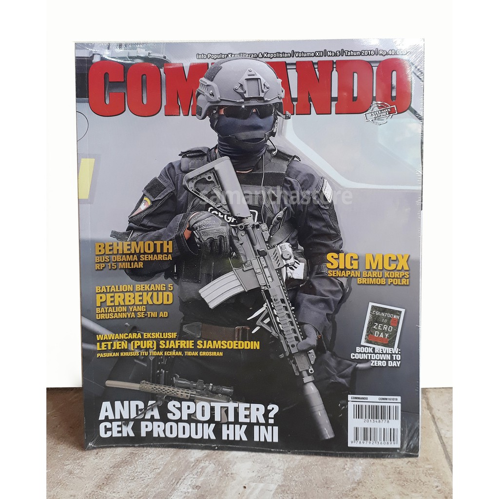 Majalah Commando Volume XII edisi No. 5 Tahun 2016