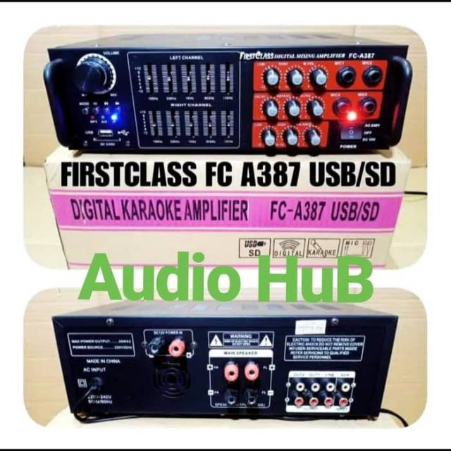 AMPLIFIER FIRSTCLASS FC A387 AMPLI FC A 387 USB SD
