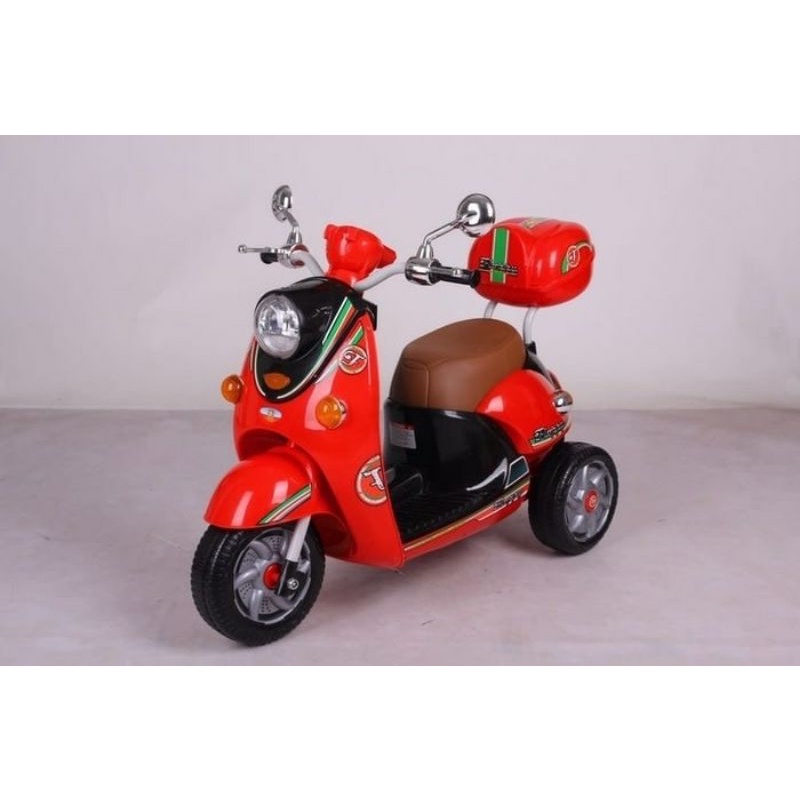 (Free pelapis ban +Bubble) Mainan anak motor aki SCOOPY PMB M 338 . M-338 .338 . Exotic 2201