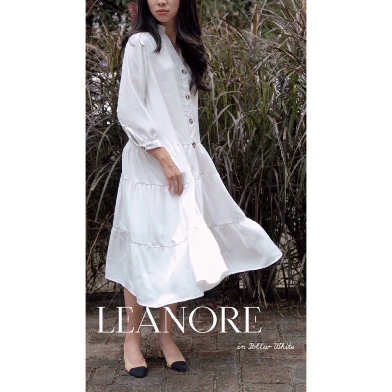 Maven Leanore Dress in Polar White - Midi