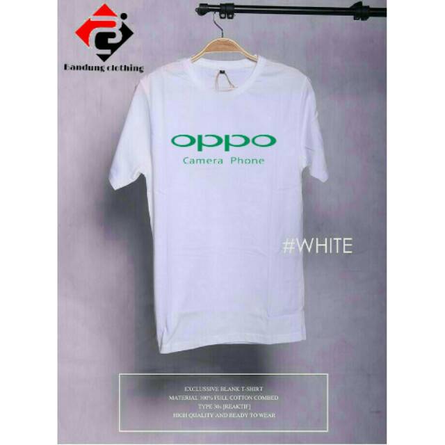 Baju kaos tshirt distro oppo camera phone bandung