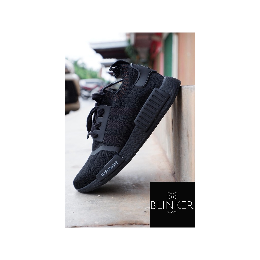 Sepatu Sneakers Sport Adidas NMD Primeknit Noir Japan Kualitas SUPER