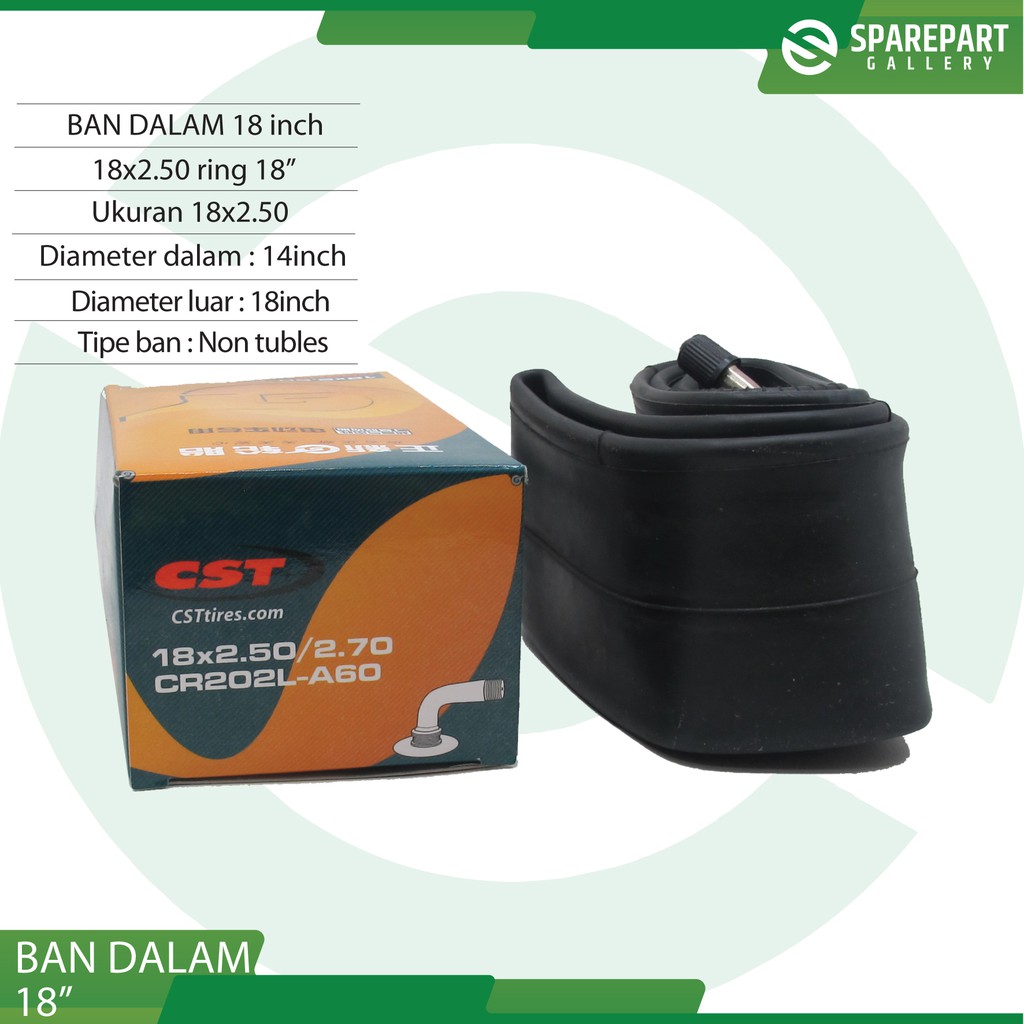 Ban dalam 18&quot; (18x2.50) ring 18inch sepeda dan motor listrik