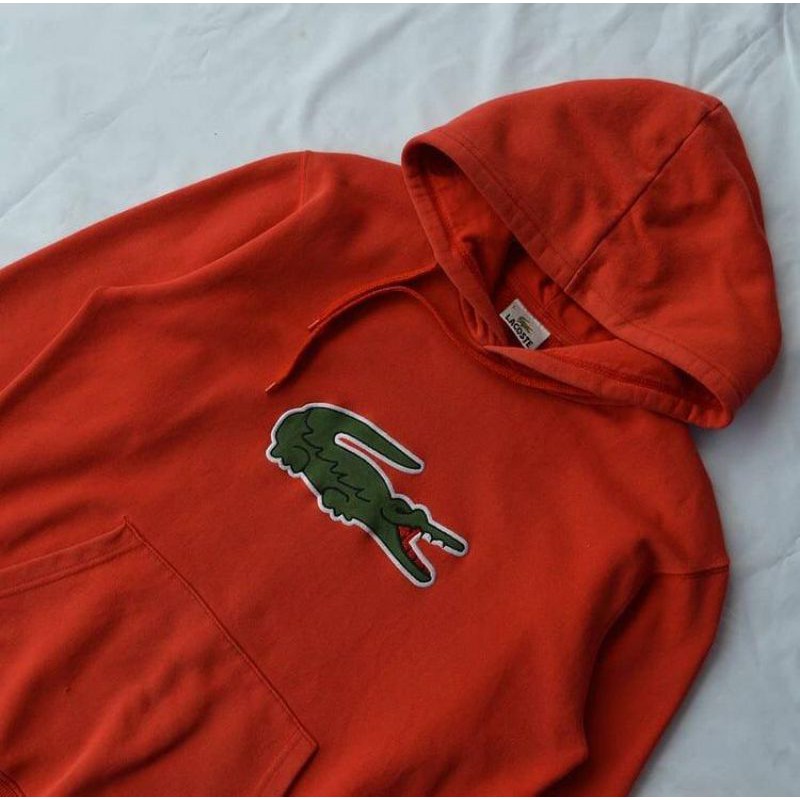 HOODIE LACOSTE MERAH