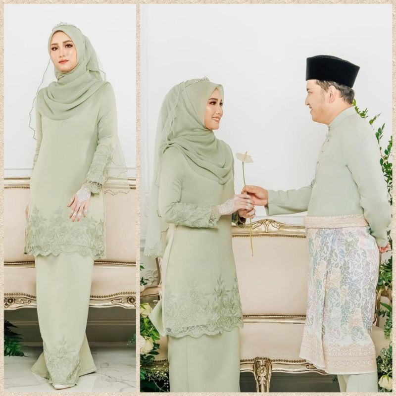 gaun pengantin muslimah Malaysia gaun akad gaun walimah wedding dress muslimah