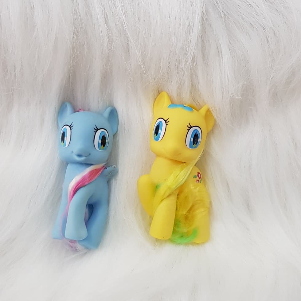 my little pony rubber figure 8cm set 2pcs