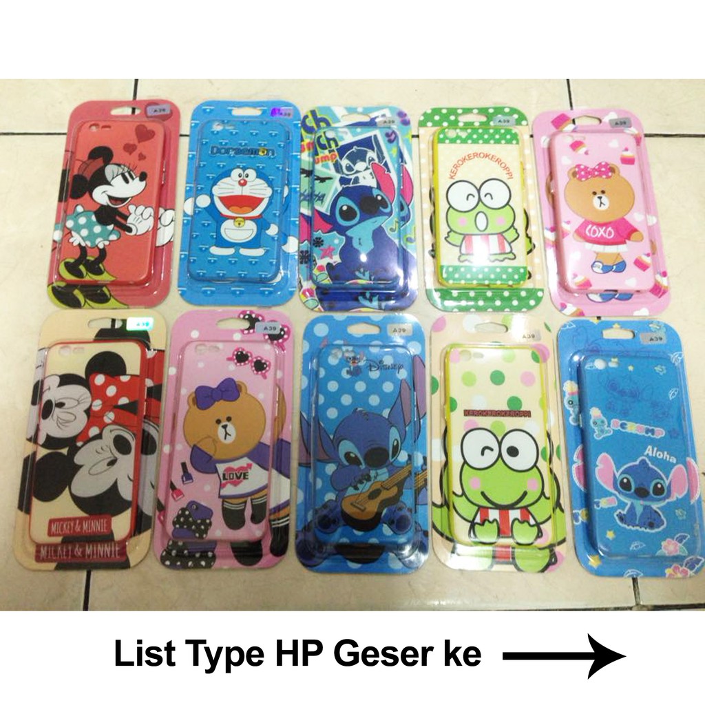 360 Protect Case Gambar (Disney) for Hp Samsung - A320/A3 2017- A520/A5 2017- A720/A7 2017- J720- J5Prime Iph 7G 7+Oppo A39 F3+Xiaomi Redmi 4Prime