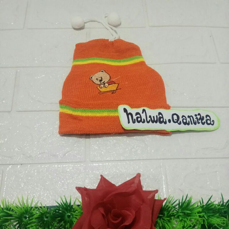 Topi Bayi Rajut Motif Topi Kupluk Bayi Baru Lahir Murah Perlengkapan Bayi