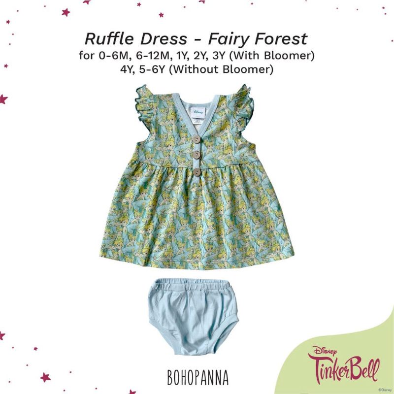 Bohopanna - Ruffle Dress Disny