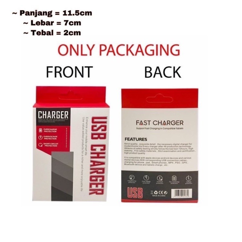 PACKING DUS TEBAL IMPORT FOR TRAVEL CHARGER UNIVERSAL
