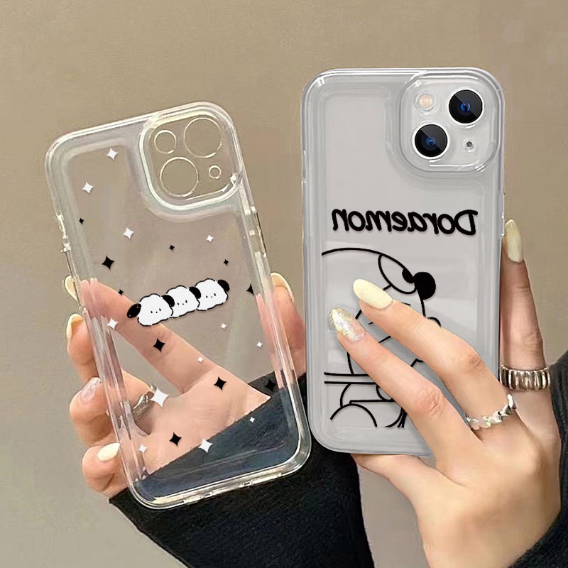 Case Bahan Akrilik TPU Transparan Tahan Banting Untuk iPhone 11 Pro Max 13 Pro 12 Pro XS Max XR X 8 Plus 7 Plus SE 2020 2022