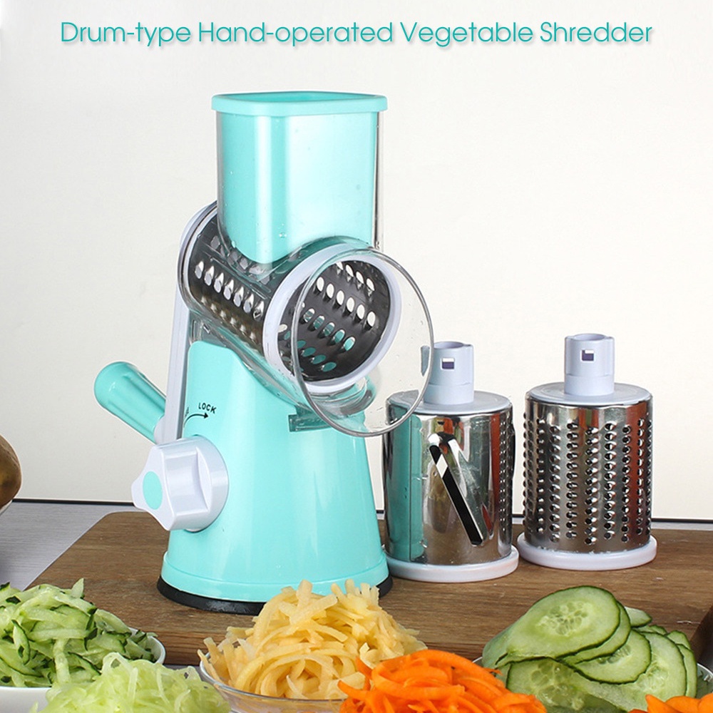 Penggiling Sayur Bumbu Dapur Vegetable Cutter Slicer - Green