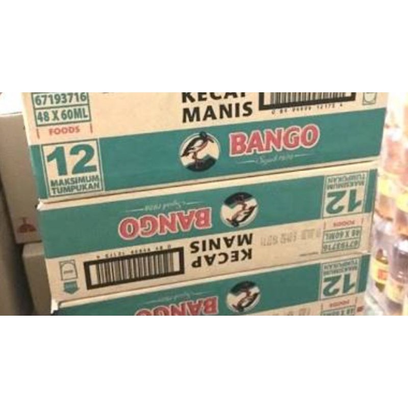 

Kecap Bango 3000 48 pcs x 77 gram Dus Karton Kecap Manis Bangau