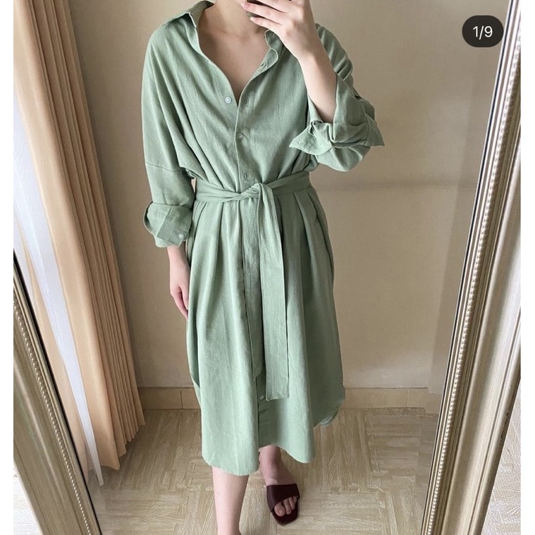 Linen Shirt Dress