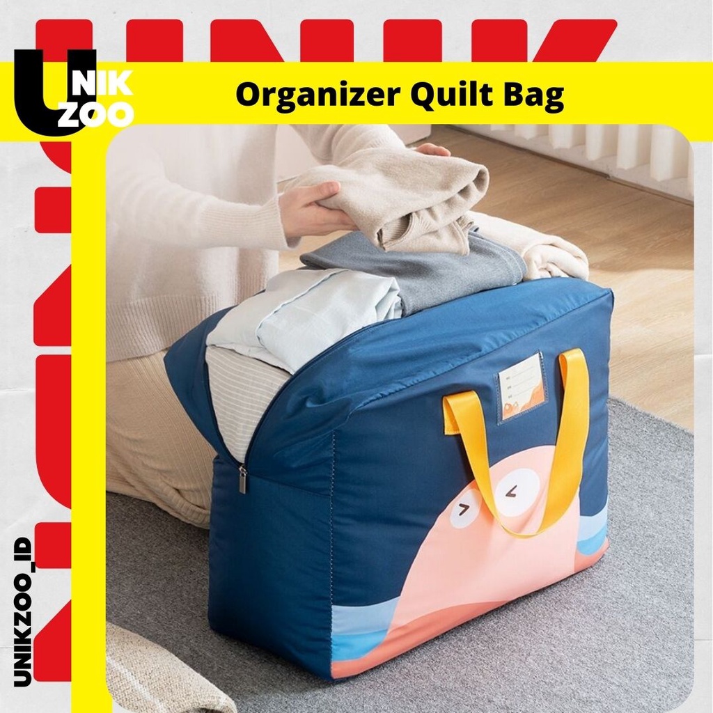 BLANKET BEDCOVER SPREI ORGANIZER QUILT BAG TAS BESAR TEMPAT MENYIMPAN SELIMUT PAKAIAN UZ1171