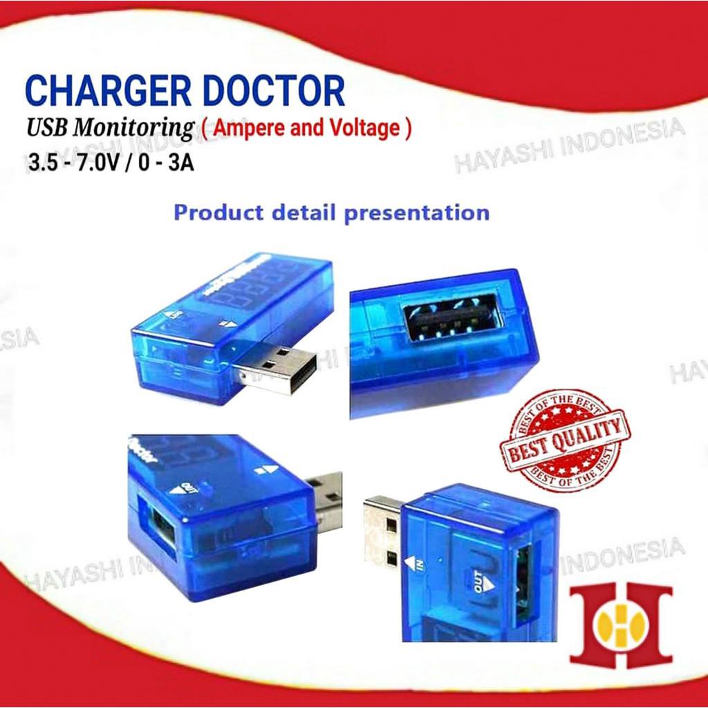 USB Charger Doctor Pengukur Amper Voltmeter Tester