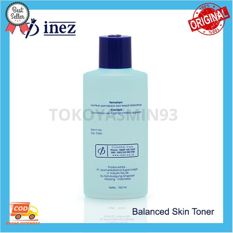 Inez Beauty Balanced Skin Toner Murah