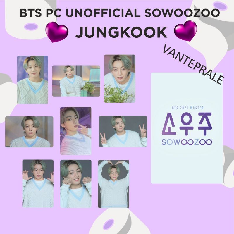 BTS PHOTOCARD SOWOOZOO MUSTER JUNGKOOK (PC UNOFFICIAL)