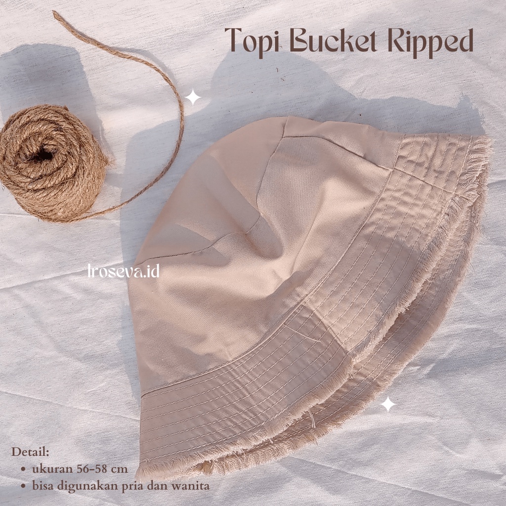 Topi Bucket Ripped