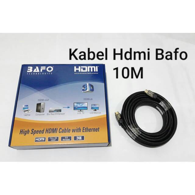 Kabel HDTV 2.0 Full HD 10mt Bafo