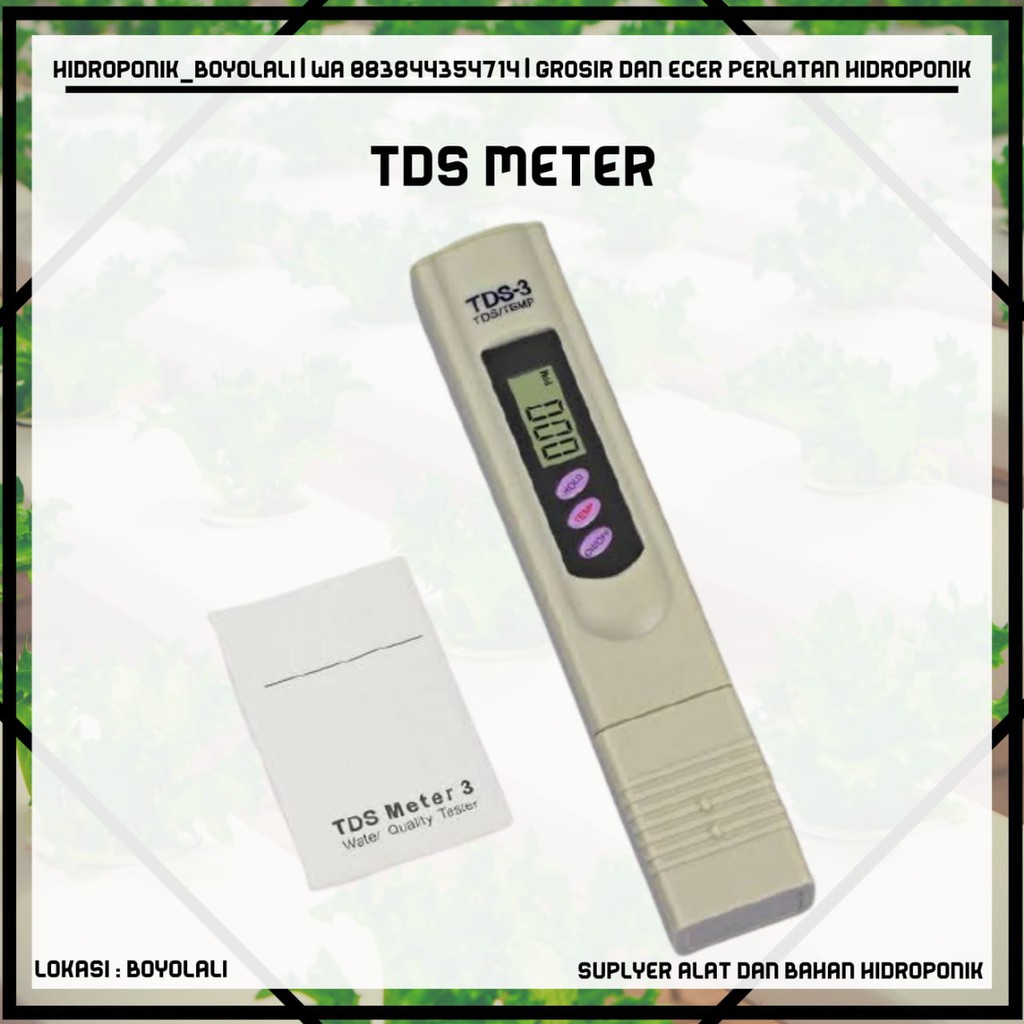 TDS METER TDS-3 HIDROPONIK