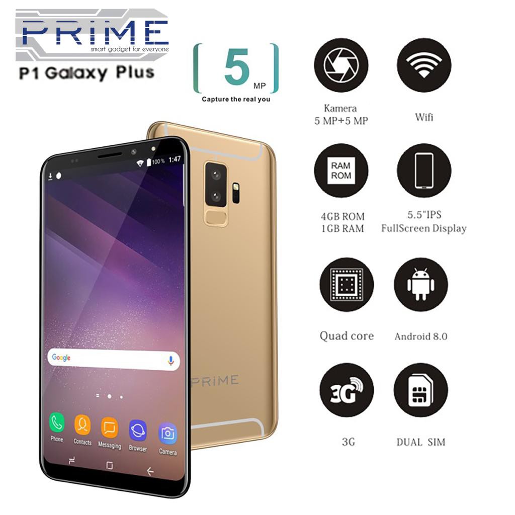 Prime P1 Galaxy Plus Android 5 5 Inch Ram 1 Gb Garansi Resmi 1 Tahun Shopee Indonesia
