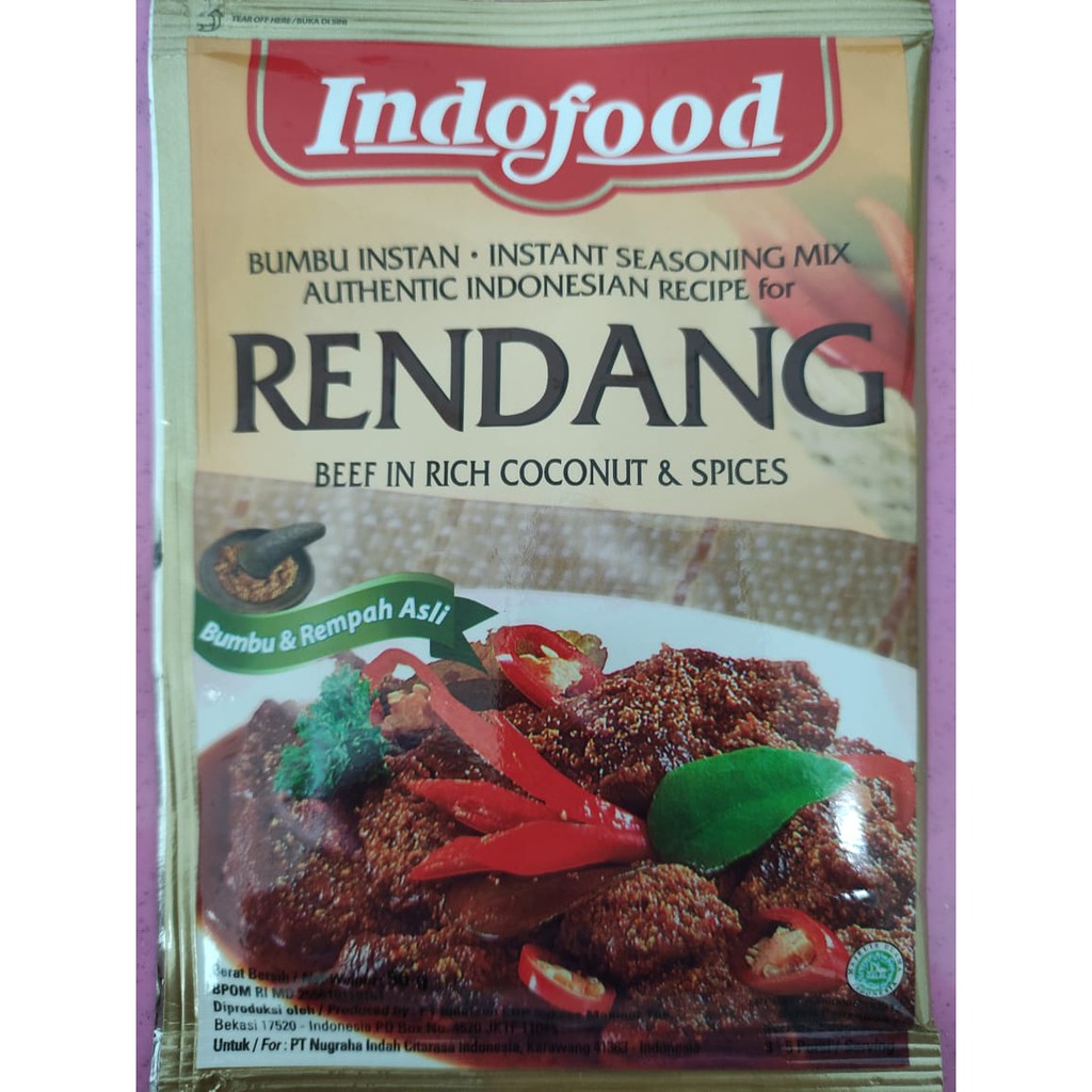 

INDOFOOD Bumbu Instant Rendang Kemasan 50gr