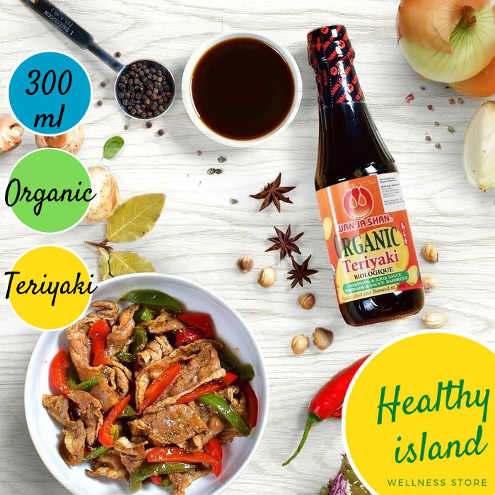 Saus Teriyaki Organik Alami Tanpa Pengawet Wan Ja Shan Teriyaki Sauce