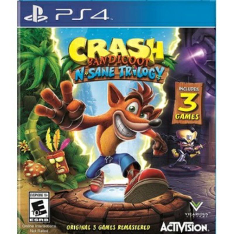 Crash Bandicoot N Sane Trilogy Full Game (PS4 &amp; PS5) Digital Download Activated