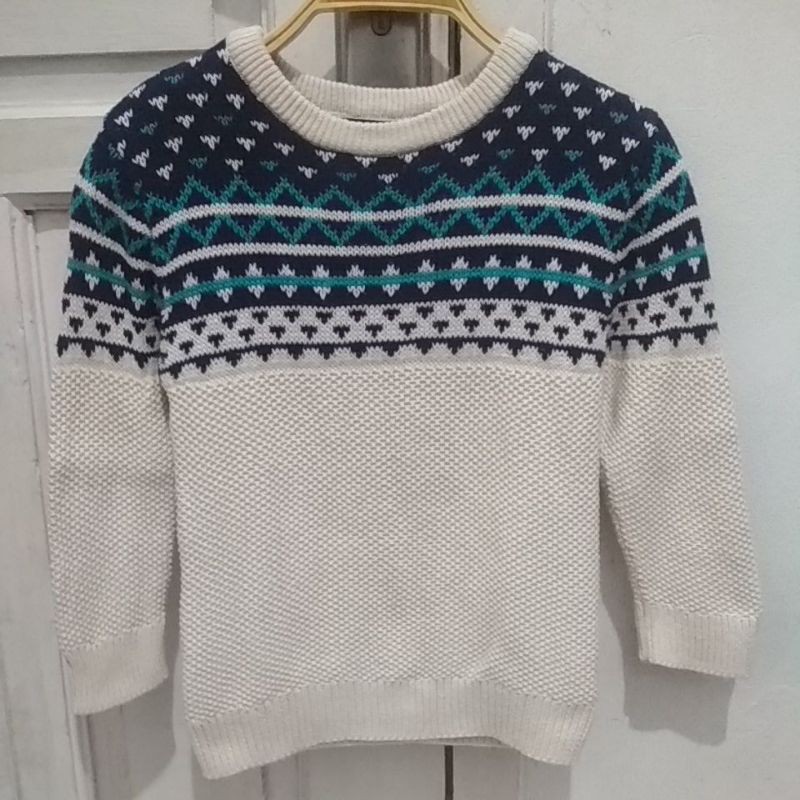 Sweater rajut motif brand Cherokee (Preloved)