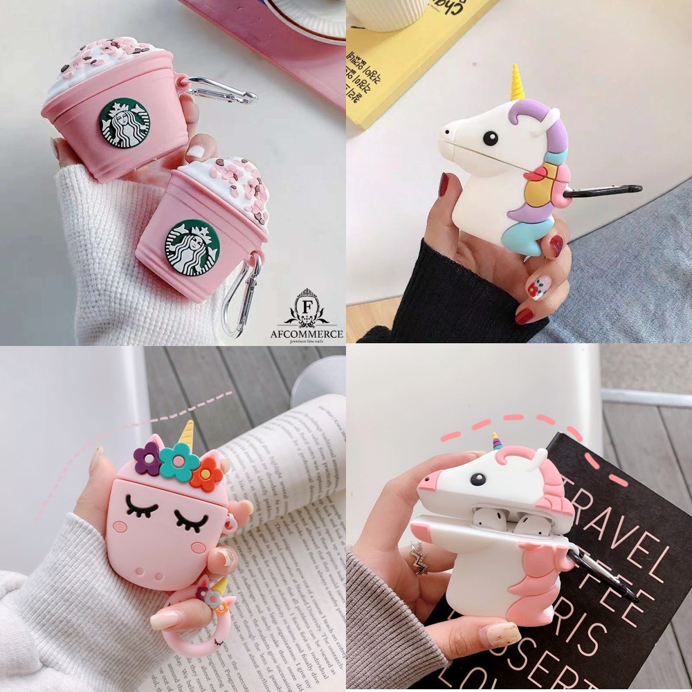 READY STOCK AIRPODS CASE SILIKON 3D KARAKTER AIRPODS GEN 1 DAN GEN 2 PART V