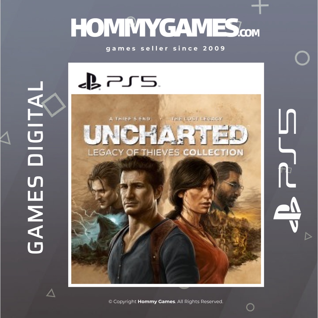 UNCHARTED Legacy of Thieves Collection PS5 &amp; PS4 Digital Games