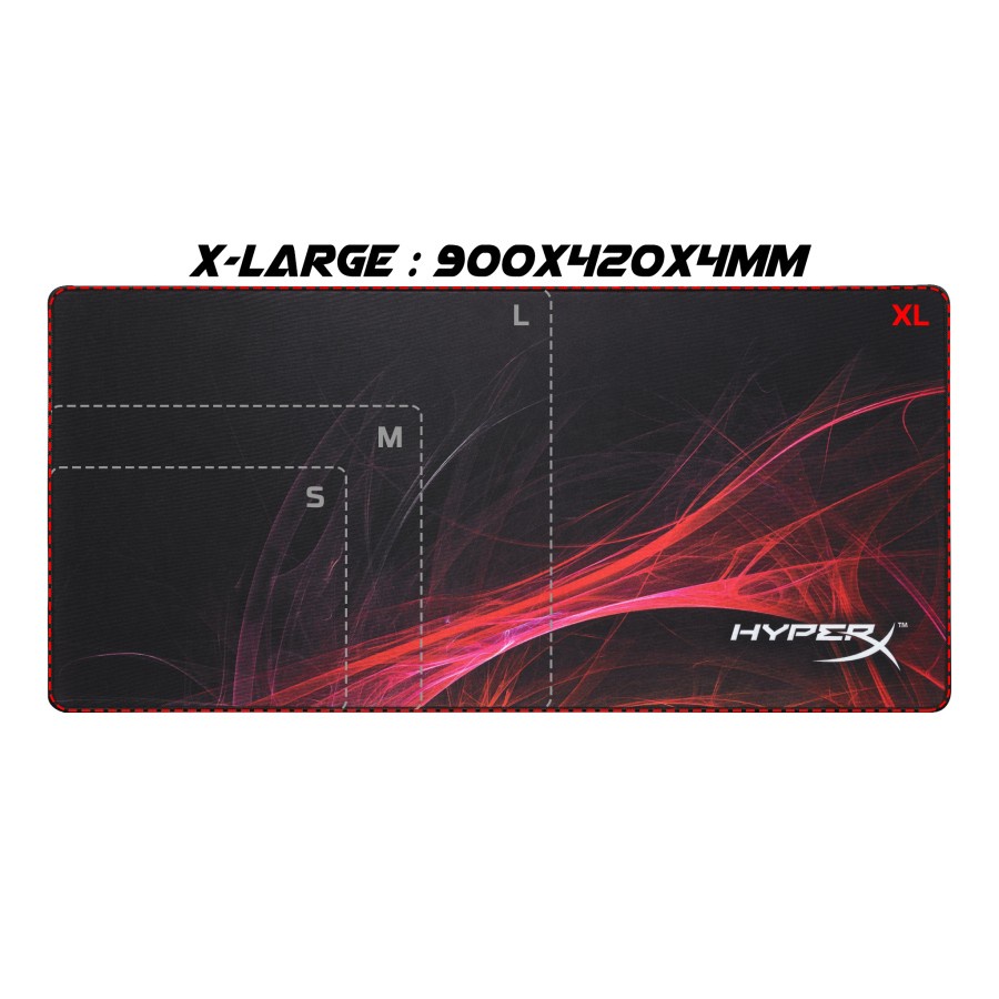 Mousepad HyperX Fury S Medium Speed Edition Pro - Anti-Fray Gaming Pad