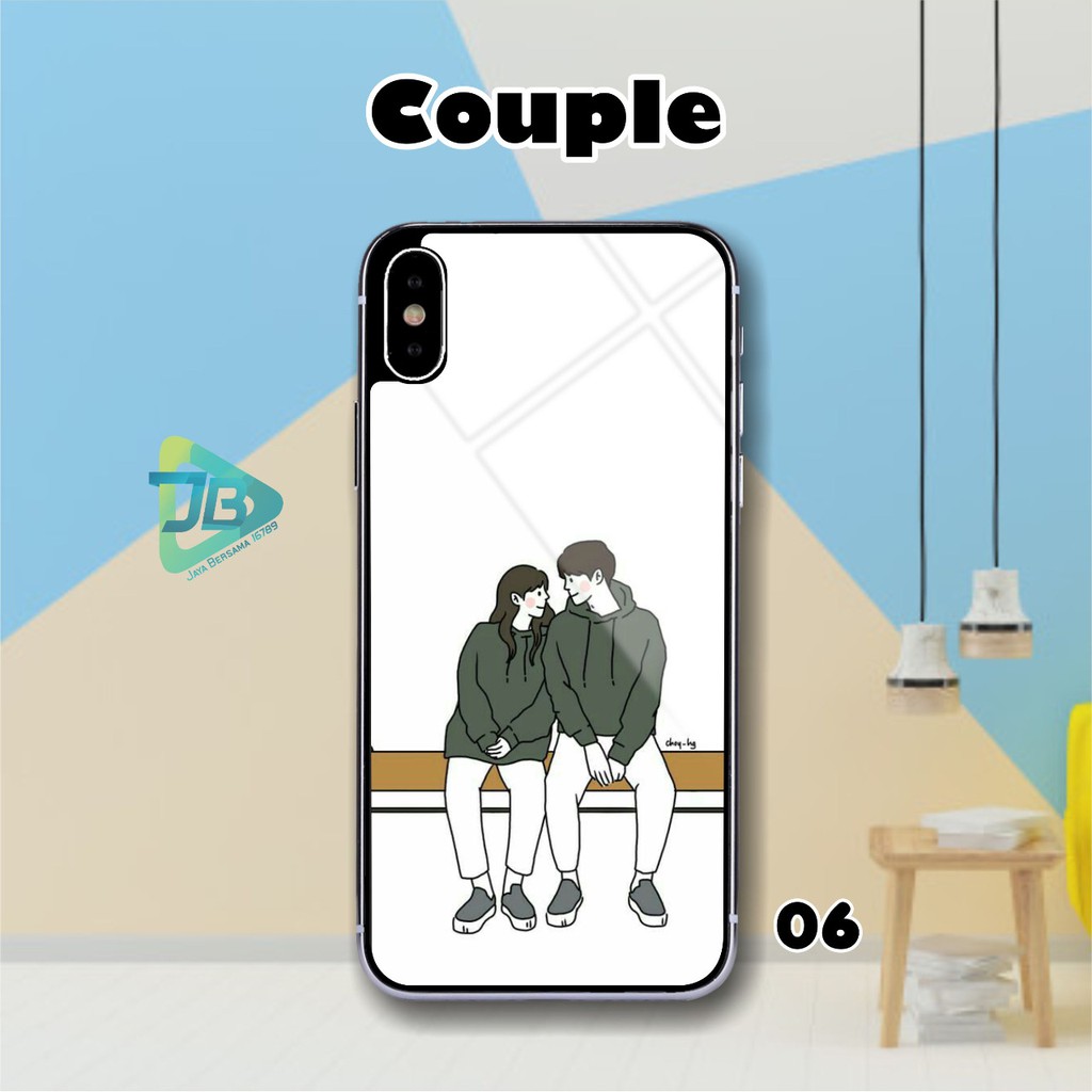 Hardcase 2D glossy COUPLE samsung J1 J2 J3 J4+ J4 J5 J5 PRIME J5 J6 J6+ J6 CORE PRO PRIME JB2538