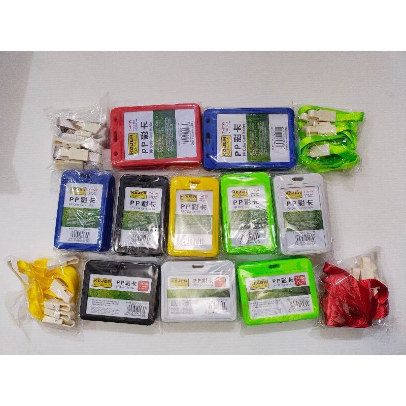 

Name Tag / Card Holder PP (plastik) Bagus ID Card Holder Name Card Holder