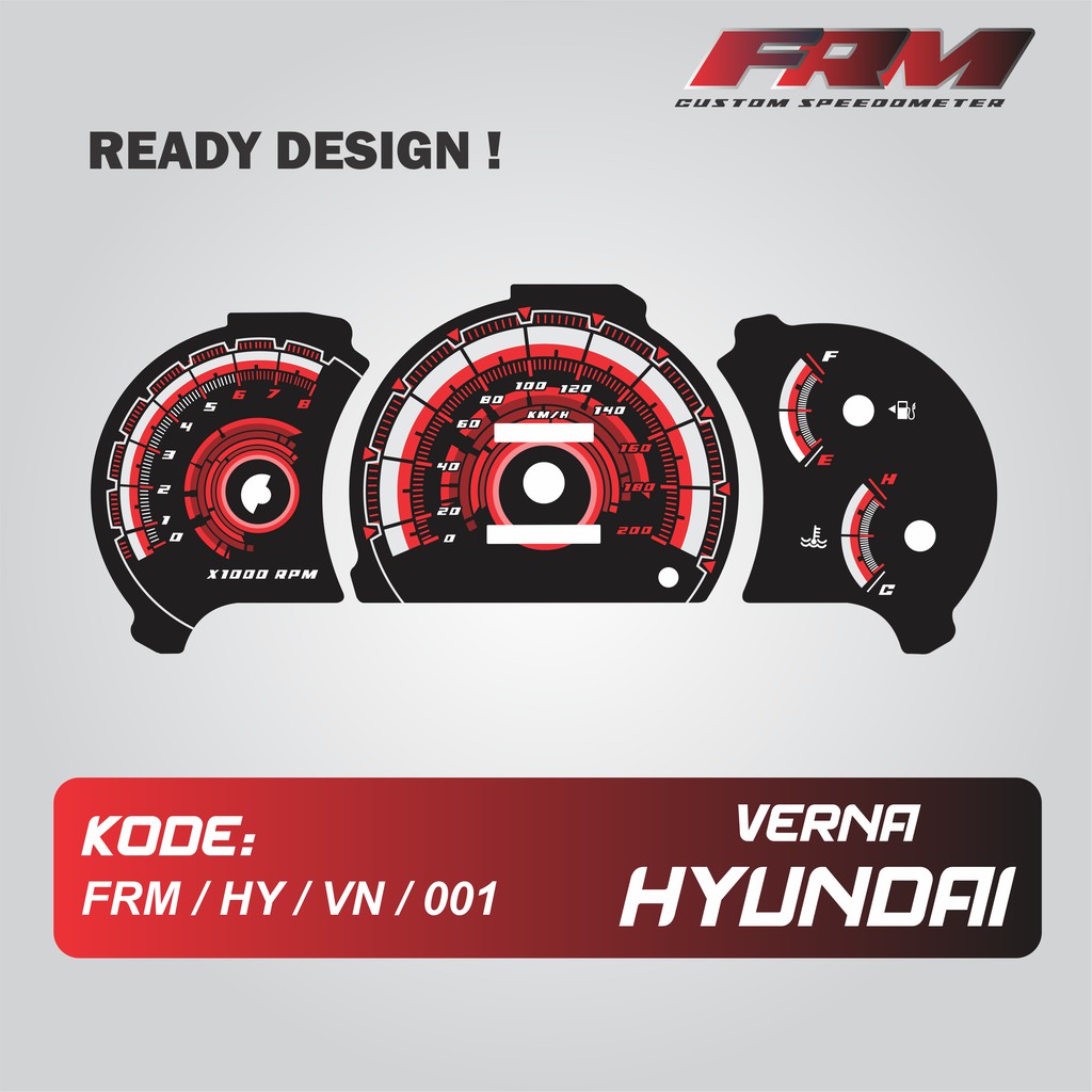 Custom panel speedometer Hyundai VERNA