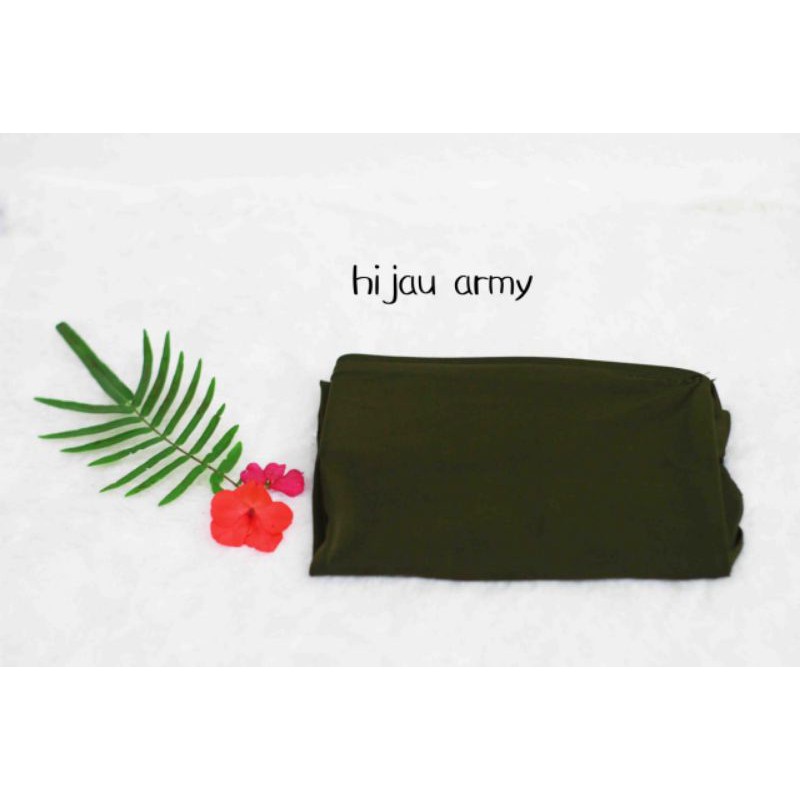 Hijab sport/kerudung voly/kerudung olahraga/hijab simple/hijab instan/kerudung mizuno/asics-Army