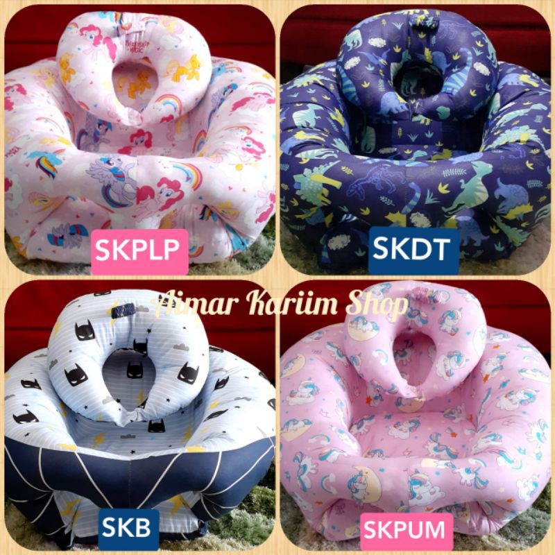 Terbaru Ready Sofa Bayi Multifungsi / Sofa Kaki Belajar Duduk Ukuran Jumbo Dilengkapi Bantal