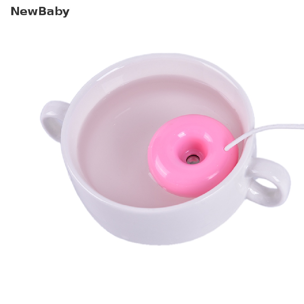 Newbaby 1pc Humidifierdiffuserpurifier Aroma USB Mini Portable Bentuk Donat Untuk Hadiah