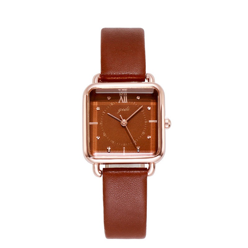 Watchyou Jam Tangan Wanita Fashion Retro Square Fashion A0156 Ins Student Jam Tangan Wanita