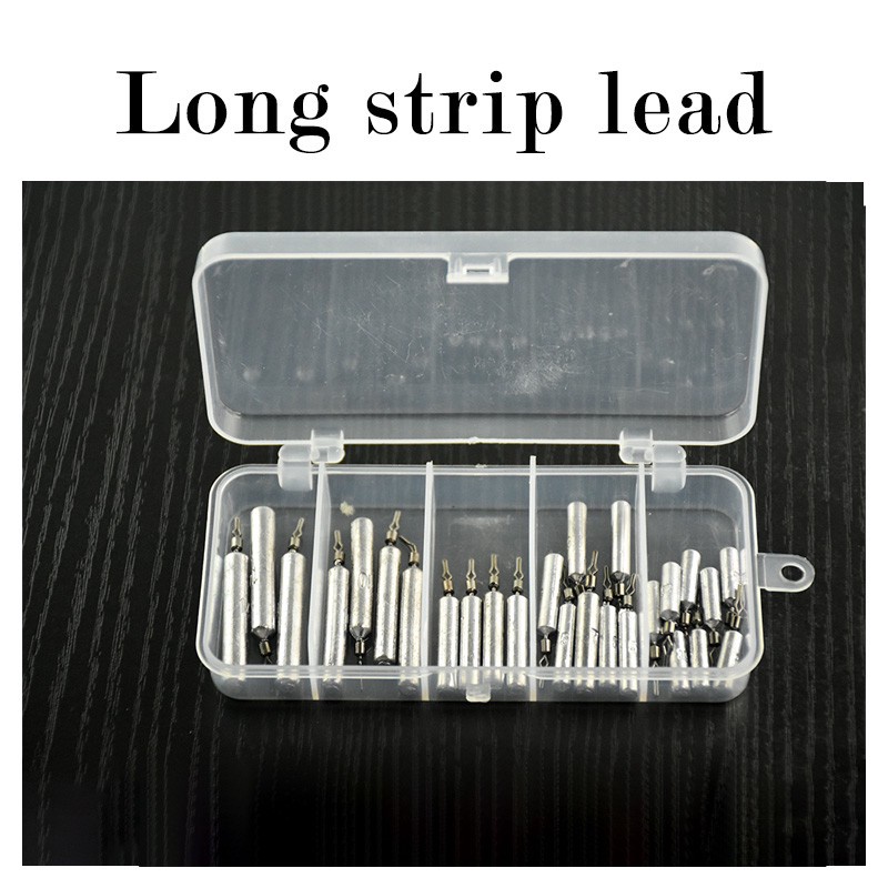 26Pcs/Box Fishing Lead Sinker 360 Degree Rotatable Fishing Tackle 3.5g-14g