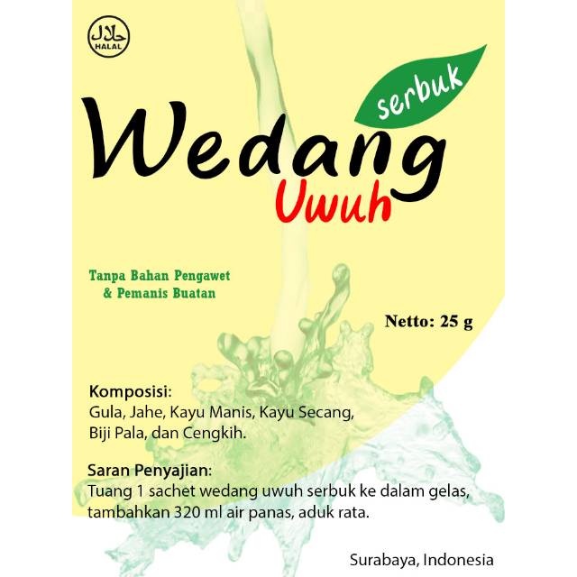 

Wedang Uwuh Serbuk Sachet Praktis Langsung Seduh