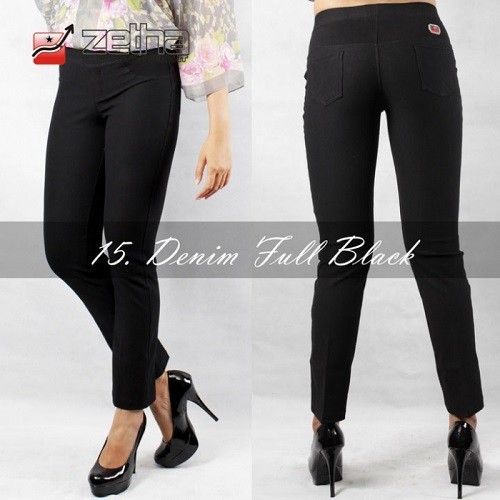 CELANA KANTOR ZETHA / ZETHA LEGGING PANJANG / CELANA DENIM ORIGINAL BEST SELLER